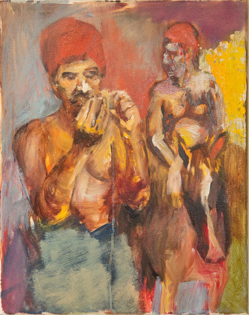 o.T., Ölfarbe auf Leinwand, 2017