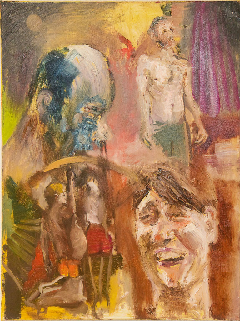 o.T., Ölfarbe auf Leinwand, 2018