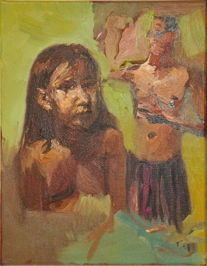 o.T., Ölfarbe auf Leinwand, 2018