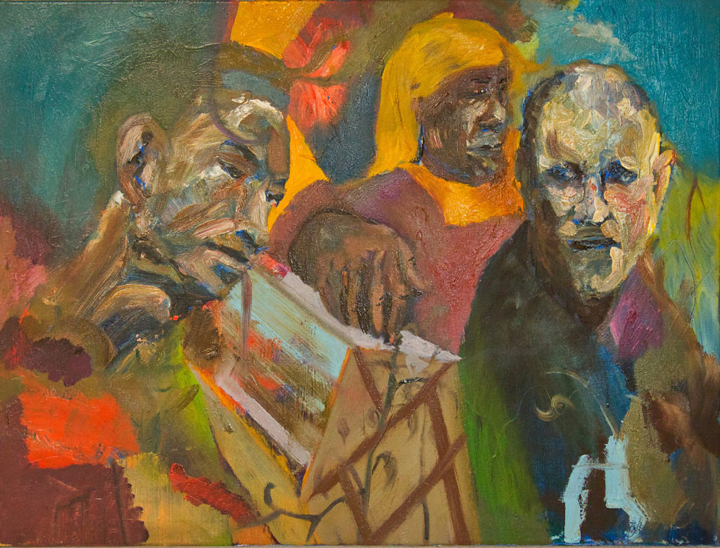 o.T., Ölfarbe auf Leinwand, 2017