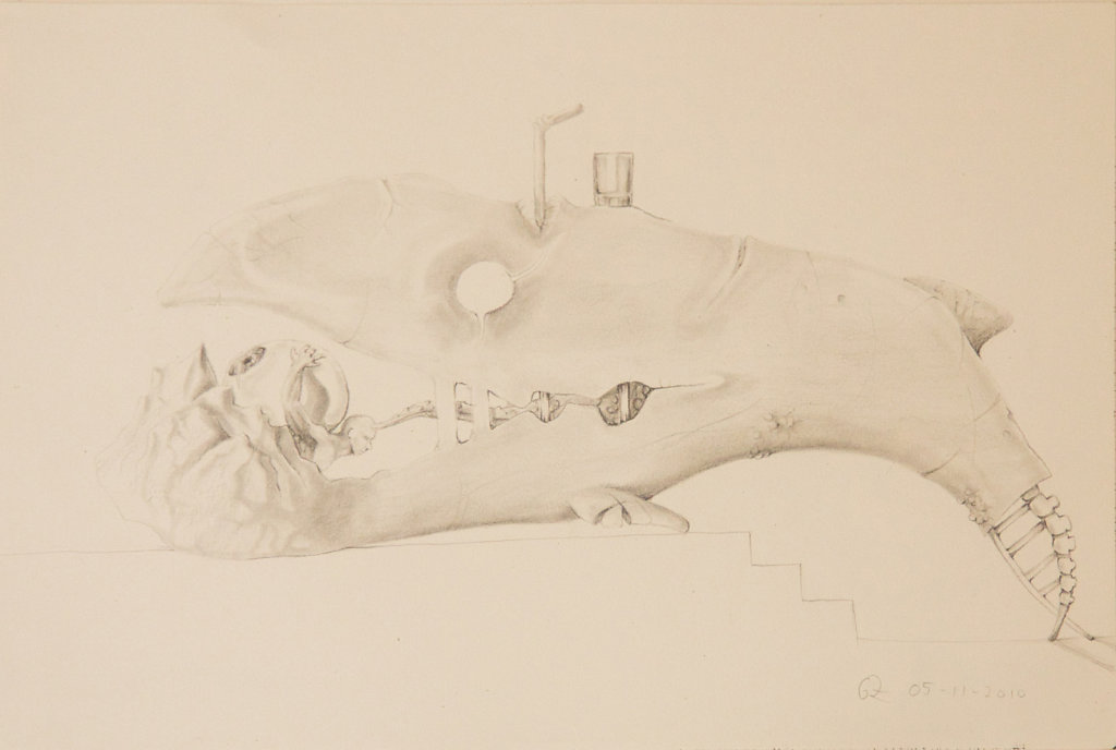 o.T., Grafit auf Papier, 2011